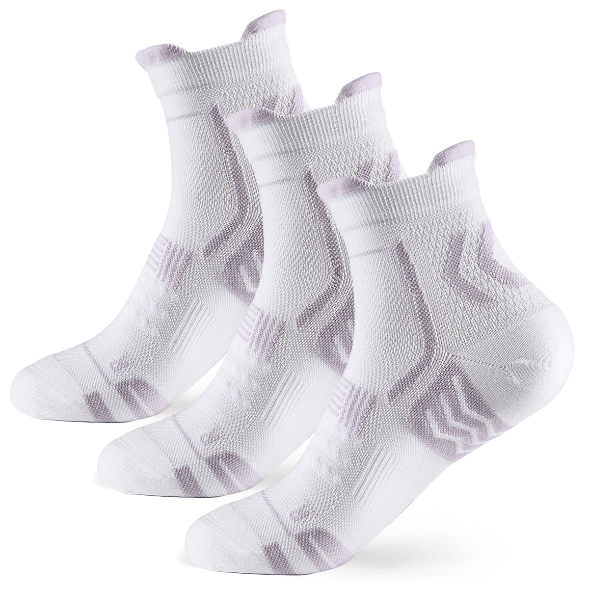 TENYSAF Ankle Running Socks for Women: Light Compression for Arch Surpport