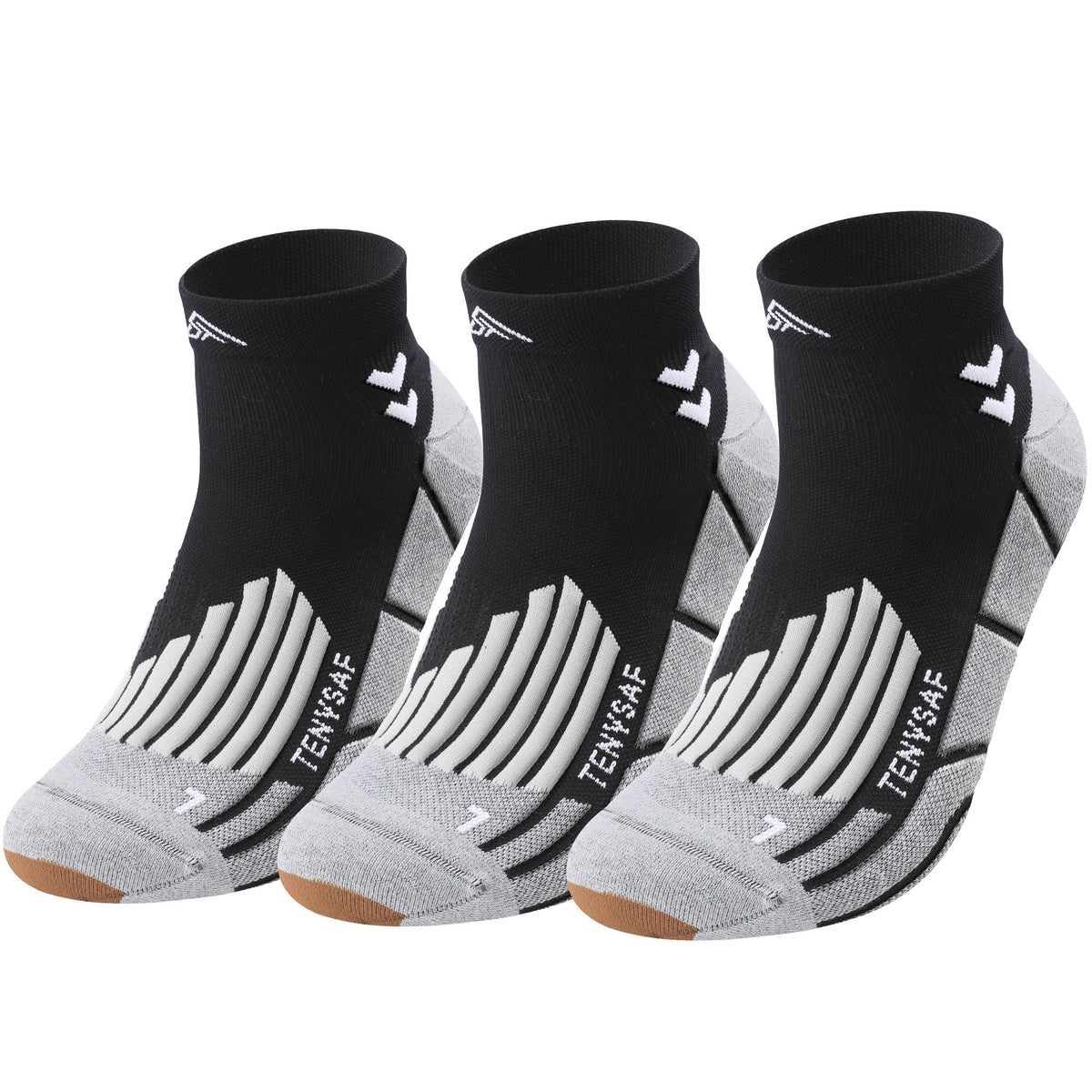 TENYSAF Compression Ankle Running Socks: 360° Target Support for Arch