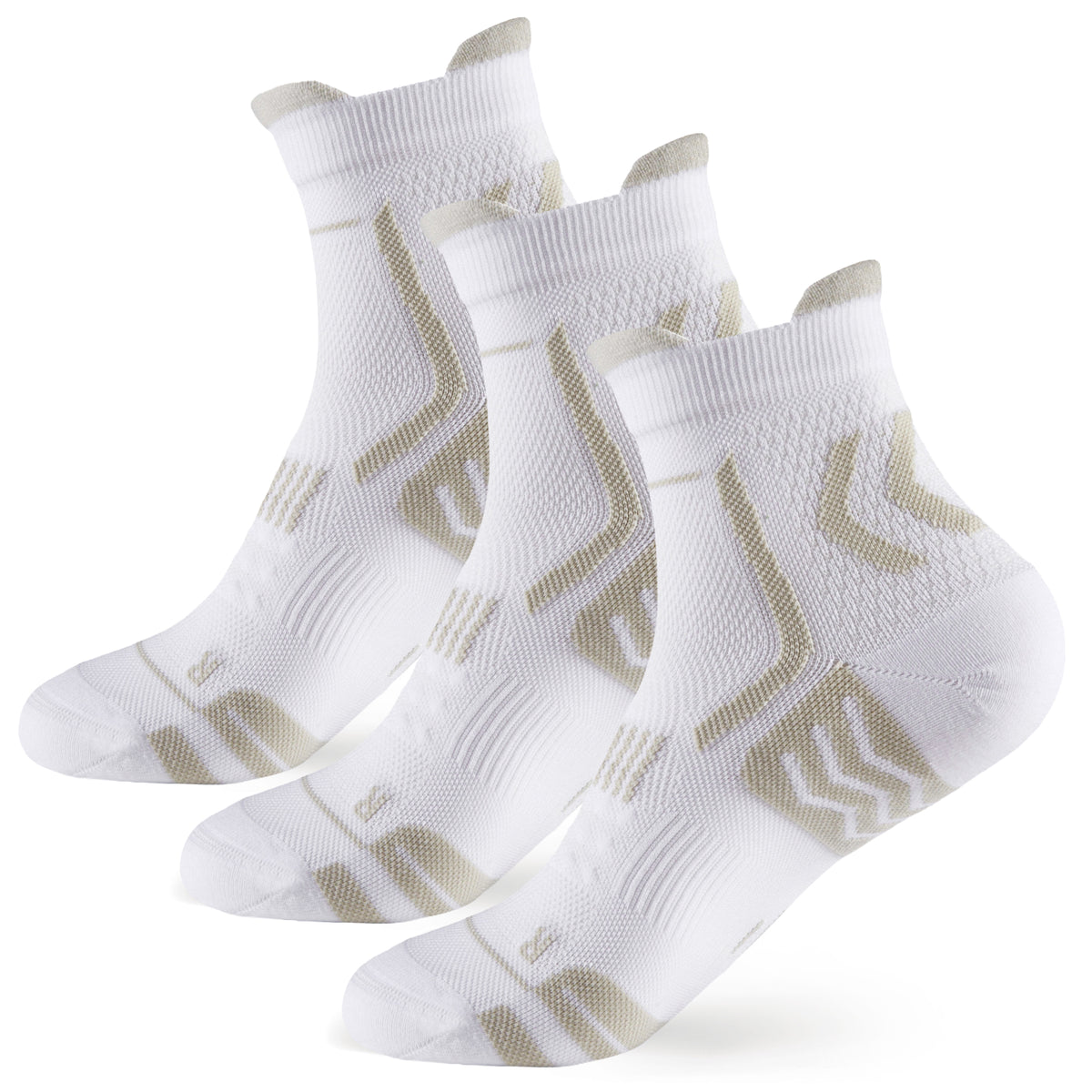 TENYSAF Ankle Running Socks for Women: Light Compression for Arch Surpport
