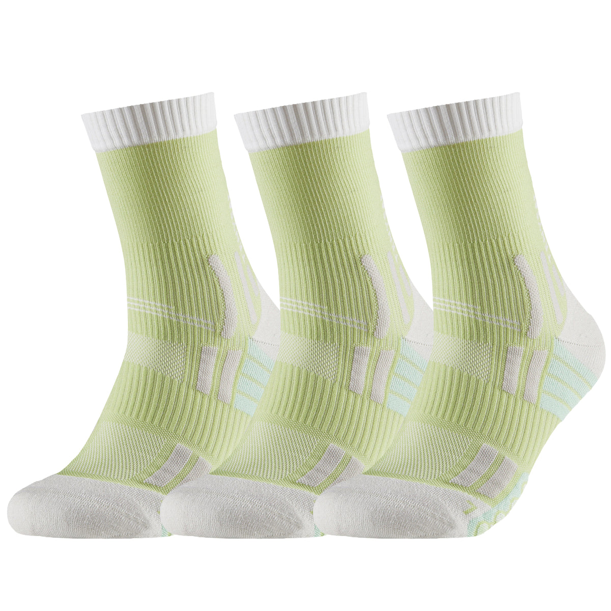 TENYSAF Crew Running Socks Men: Arch Support Cushion Compression Socks