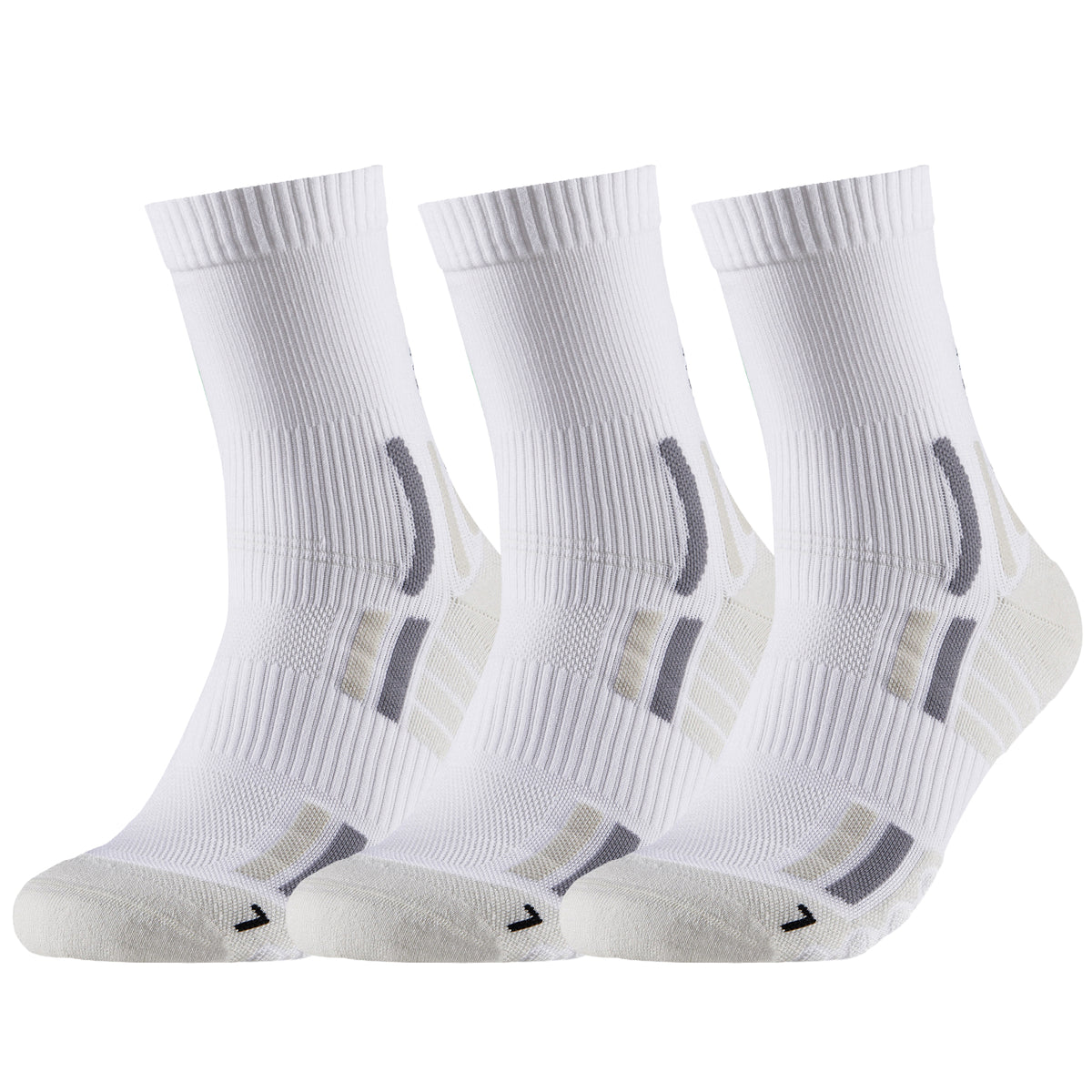 TENYSAF Crew Running Socks Men: Arch Support Cushion Compression Socks