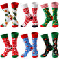 TENYSAF Mens Funny Socks Christmas Socks for Men Women Colorful Fun Novelty Crew Patterned Socks 6 Pairs US 7-13