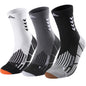 TENYSAF Crew Compression Running Socks: 15-20 mmhg Arch Support Compression