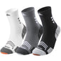 TENYSAF Mens Compression Running Socks: 360° Targeted Support Secure Fit