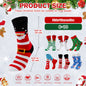TENYSAF Fun Christmas Socks for Women - Funny Xmas Gifts for Female Novelty Cozy Crew Cotton Sock Set