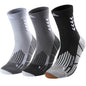 TENYSAF Crew Compression Running Socks: 15-20 mmhg Arch Support Compression