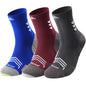 TENYSAF Mens Compression Running Socks: 360° Targeted Support Secure Fit