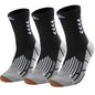 TENYSAF Crew Compression Running Socks: 15-20 mmhg Arch Support Compression