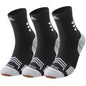 TENYSAF Mens Compression Running Socks: 360° Targeted Support Secure Fit