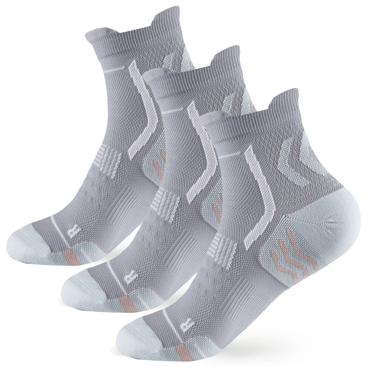 TENYSAF Ankle Running Socks for Women: Light Compression for Arch Surpport