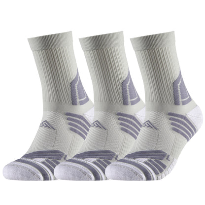 TENYSAF Mens Compression Running Socks: 360° Arch Support Sport Socks
