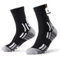 TENYSAF Crew Running Socks Men: Arch Support Cushion Compression Socks