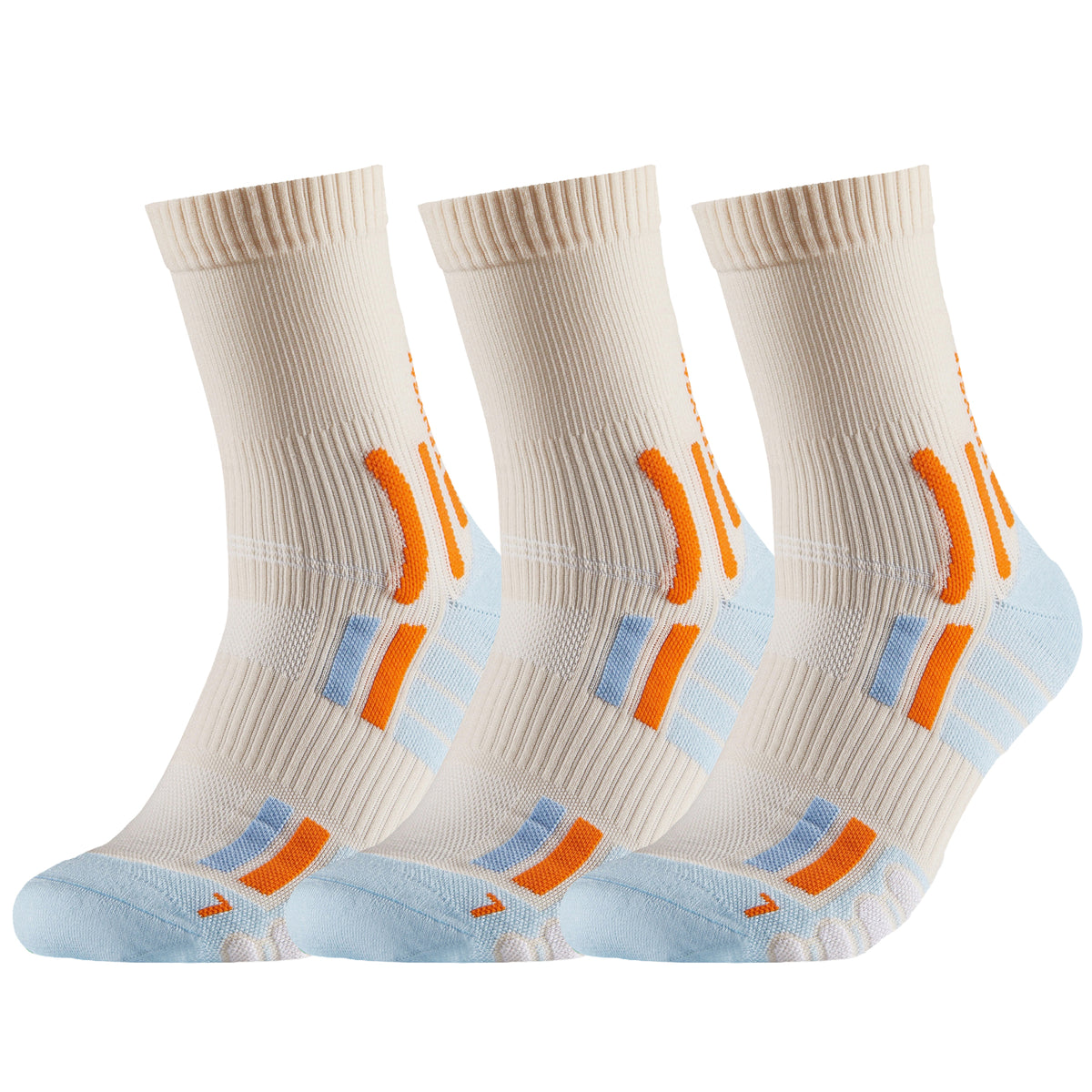 TENYSAF Crew Running Socks Men: Arch Support Cushion Compression Socks